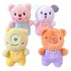 Capybara Keychain Playful Doll With Colorful Clothing And Luxuriously Soft Short Plush