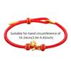 Blessing Horse Bead Bracelet Chinese Style Red Rope Bracelet Lucky Pony Fortune Bracelet  Girls