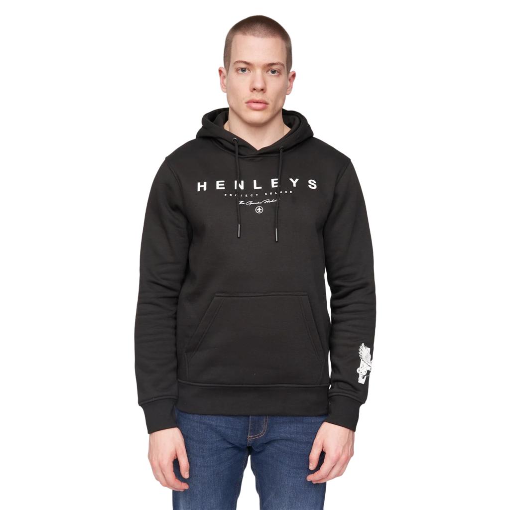 Henleys Mens Hentyme Logo Hoodie