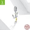 Electroplated Magic Candlestick Diy Beaded Accessory, Fairy Tale S925 Silver Pendant Bsc319