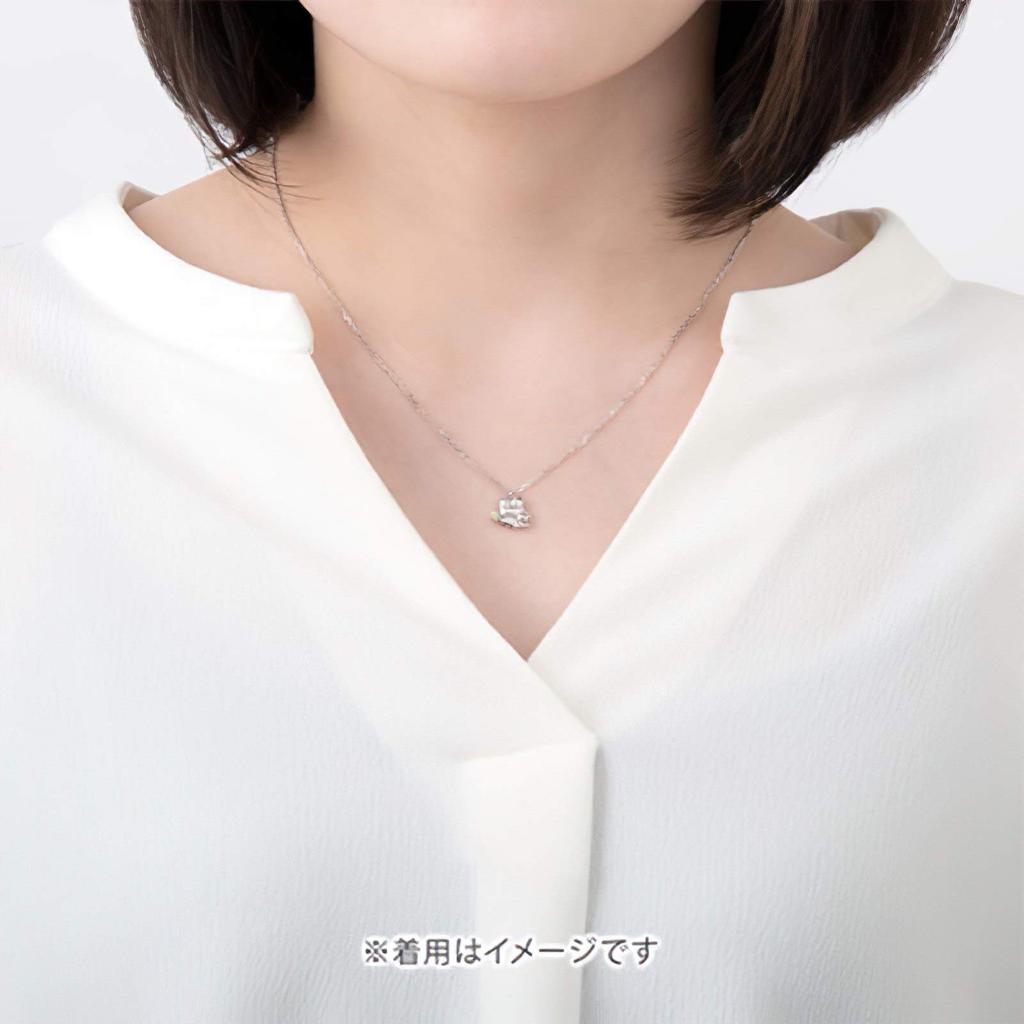 Товары Sanrio Kerokerokeroppi Ожерелье Kerokerokeroppi Ожерелье Серебряный Подарок [U-Treasure] Женский NSaKP-100-SV