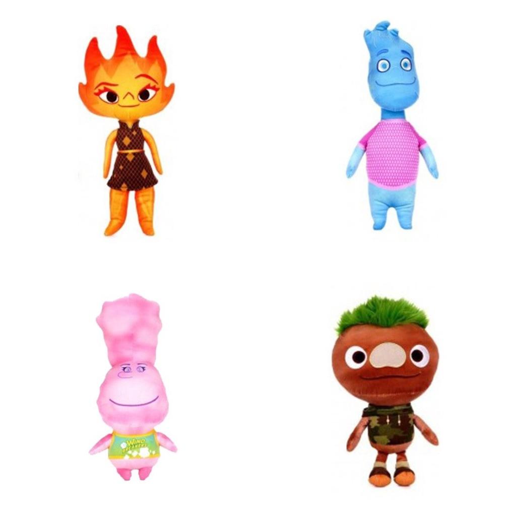 Плюшевые игрушки стихий из Безумного города стихий