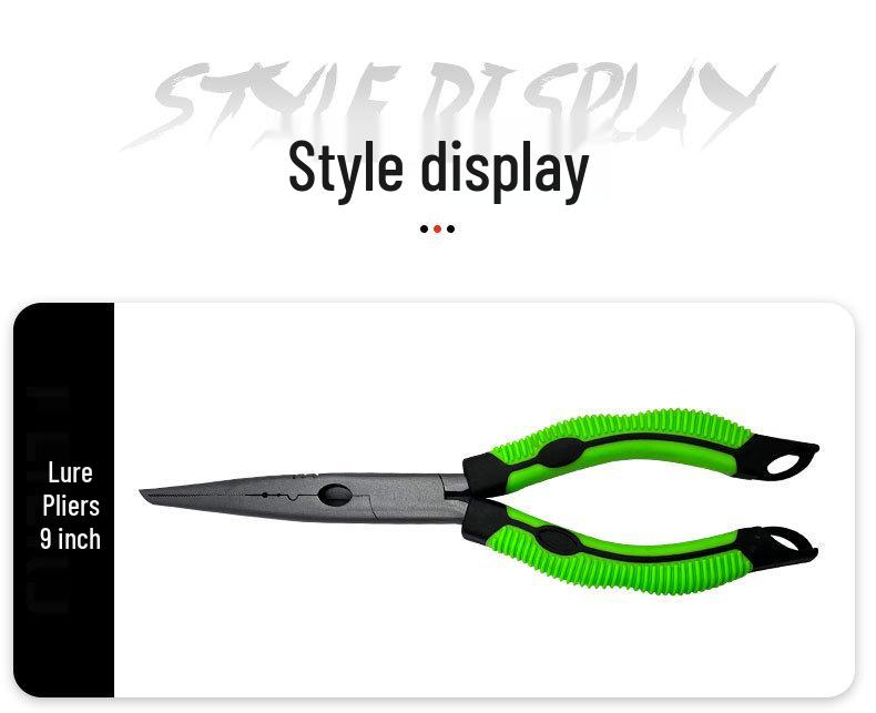 Multifunctional Crimping & Lure Pliers with Hook Remover and Wire Cutter