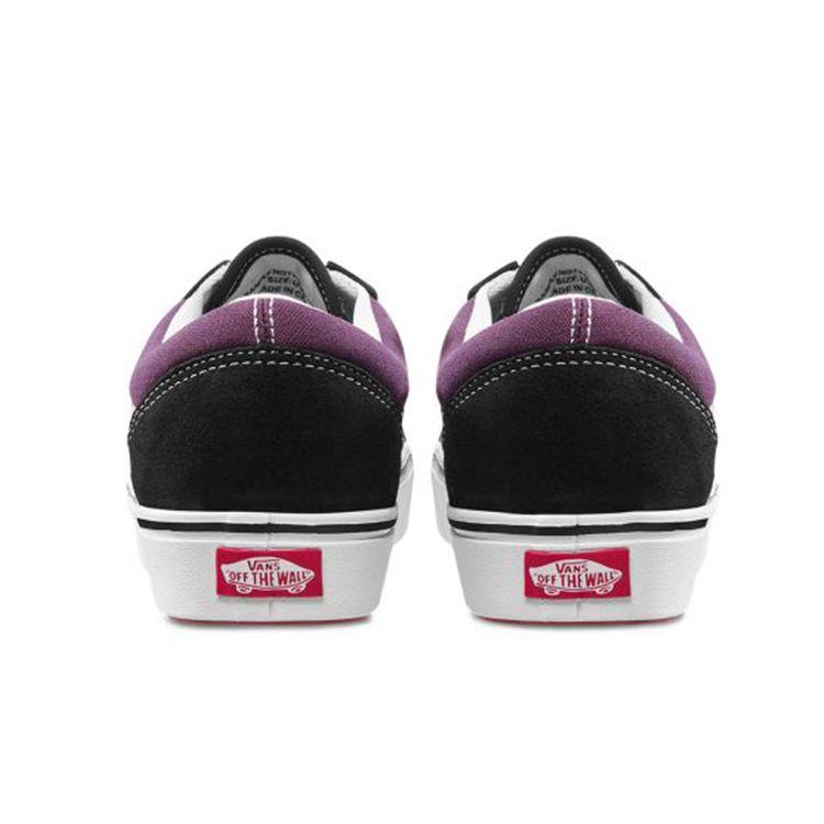 Vans Old Skool ComfyCush Sport - Черно-сливовые Унисекс Кроссовки True-White VN0A3WMAV9W