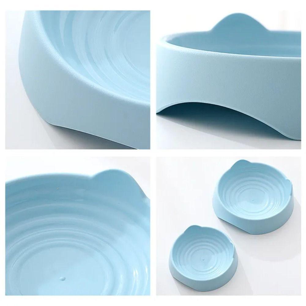 Большая емкость для воды для собак, миска для кормления, однотонные принадлежности для животных, практичный контейнер для еды для котят