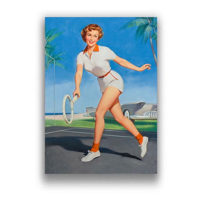 Сексуальная Красота Искусство Ретро Украшение Дома Комната Гостиная Диван Украшение Стены Картина