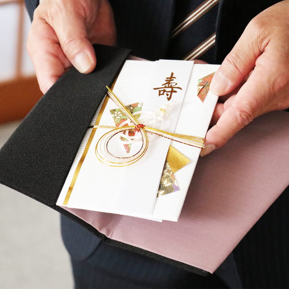 Намукумачан Кобо Фукуса (Ткань Упаковочная ткань) для Торжеств и Соболезнований, Премиум Чиримен, Черный, для Мужчин и Женщин, Подарочные Конверты