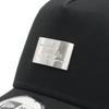 Newera сетчатая кепка 9FORTY Trucker 14666242 N840AT307 серебристо-черная БЕСПЛАТНАЯ металлическая пластина ONSPOTZ изготовленная на заказ кепка Kyu Forty унисекс унисекс летняя солнцезащитная УФ-защита