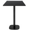 60 X 60 Cm High Table - Round Black Model