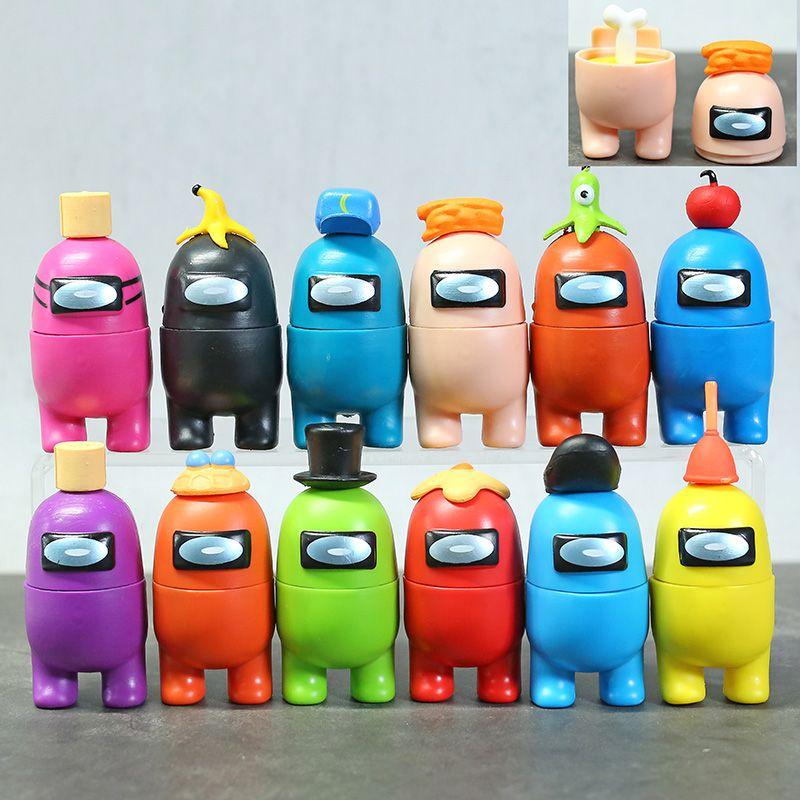 Us Among Action Figures Game Toys Mini Car Decoration Dolls Gift 12pcs 7pcs 8pcs