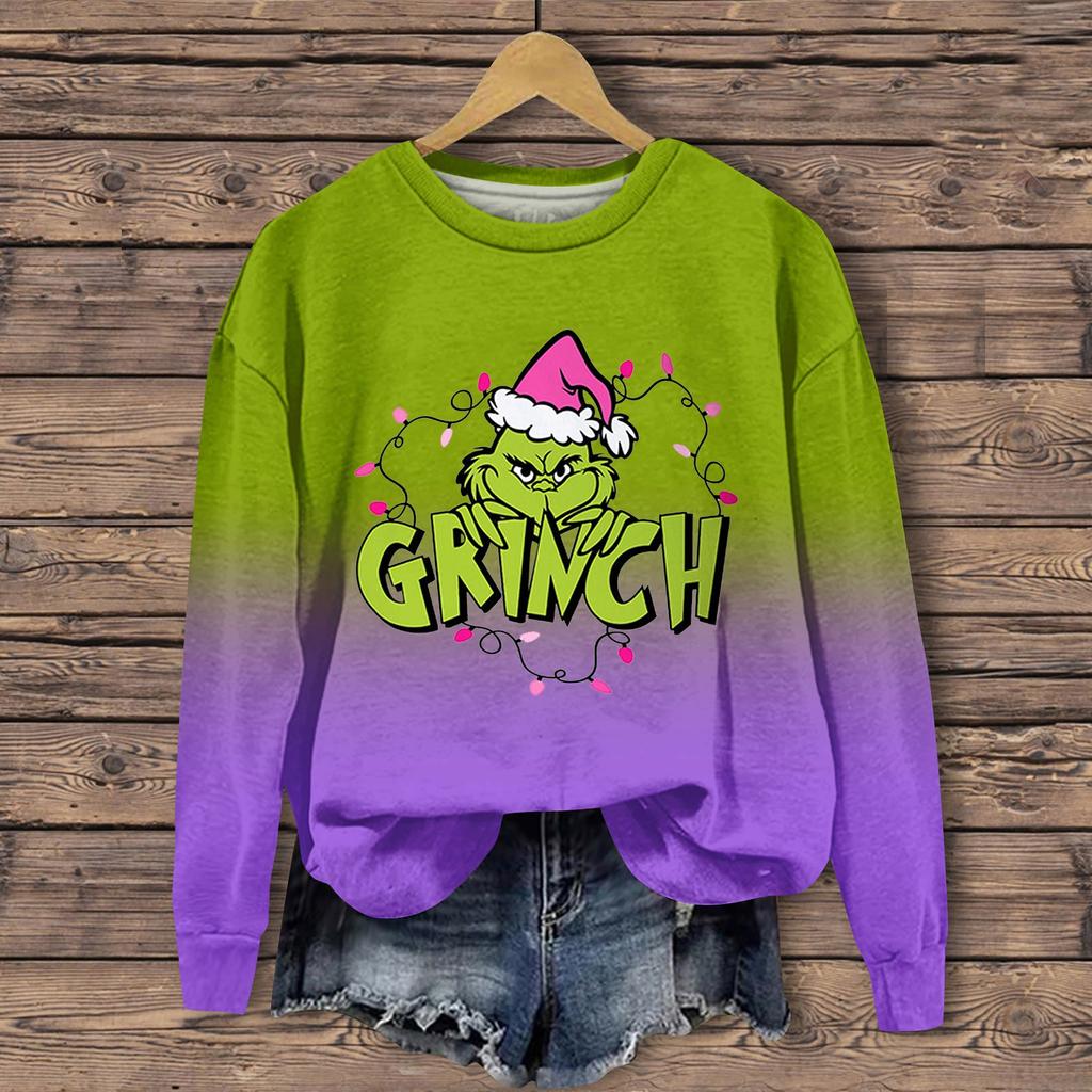 Женская мода, повседневный пуловер с длинными рукавами и капюшоном, толстовка с принтом на Хэллоуин