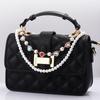 Multi functional, C letter, strawberry cherry, bag hanging keychain, pearl rhinestone, waist chain, pants chain, double chain