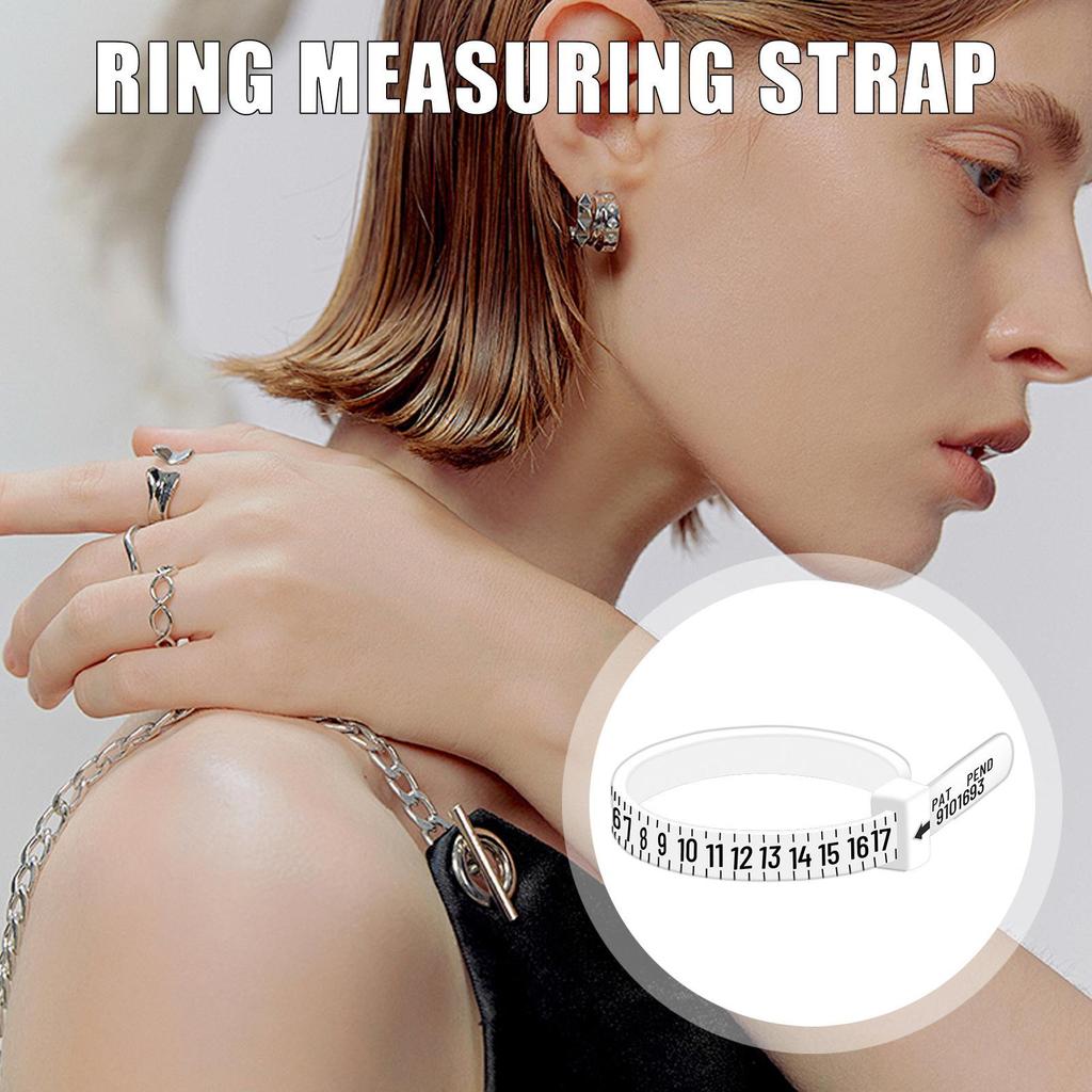 new Ring and Bracelet Sizer Measuring Tool Reusable Ring Size Guage for Fingers and Bangle Sizing Tool for Jewelry Measurement
