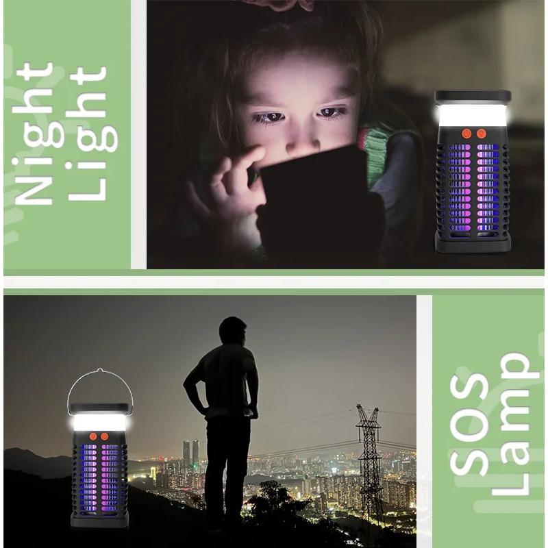 Новая солнечная лампа для уничтожения комаров, УФ-фиолетовый свет, лампа для уничтожения комаров, для улицы и помещения, многофункциональный уничтожитель комаров