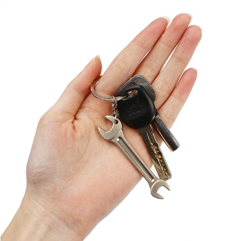 Творческий регулируемый инструмент гаечный ключ гаечный ключ брелок кольцо металлический брелок