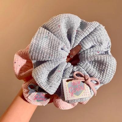 Вязаная резинка для волос экстра-большого размера в корейском стиле - Нежная, универсальная резинка для волос для женщин