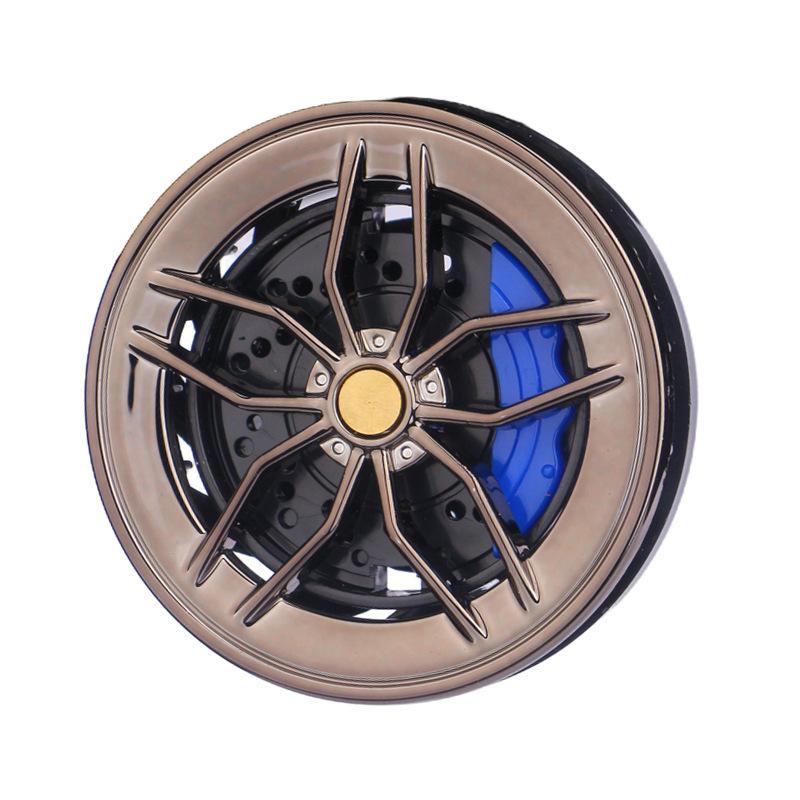 Новый автомобильный зажим для духов на вентиляционное отверстие, вращающаяся ступица колеса, ароматизатор для шин, ароматерапия, декор, освежитель воздуха, автомобильные аксессуары