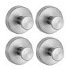 2Pcs Metal Suction Cup Hooks Strong Vacuum Bathroom Hook Waterproof Towel Holder Stainless Steel Reusable Wall Hanger