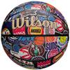 Wilson Мяч NBA All Team Retro, баскетбольный мяч унисекс, многоцветный