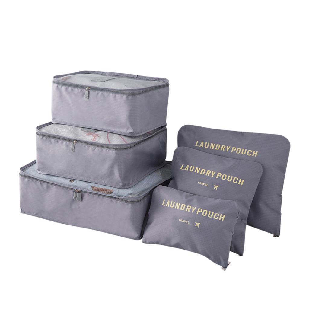 Travel Six-piece Storage Bag Set Travel Suitcase Storage Bag Clothing Packing Bag Storage Bag