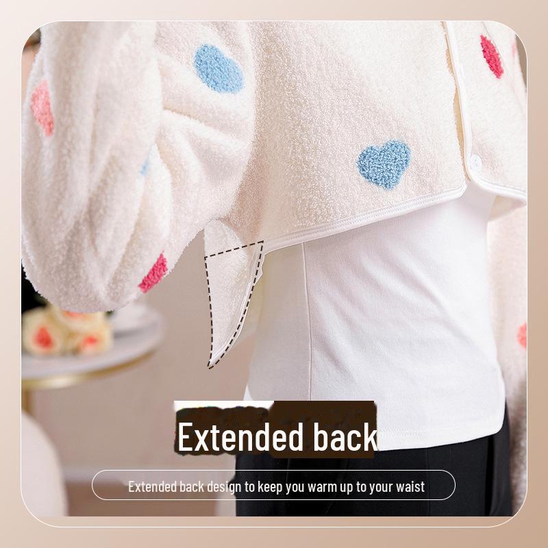 Velvet Shoulder Pads Vest for Postpartum Nursing and Sleeping - Warm & Protective for Shoulders and Neck