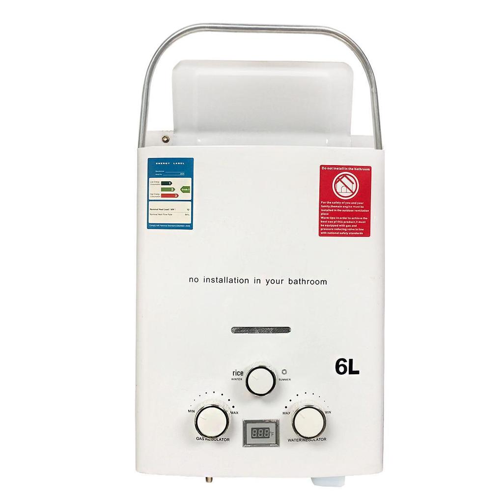 2025 New Portable Outdoor Gas Water Heater for Camping