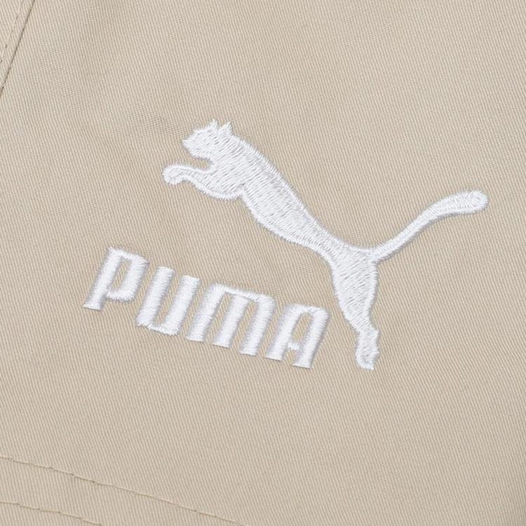 Puma Однотонные спортивные повседневные шорты на шнурке женские шорты цвета Off-White 536882-64