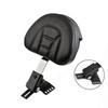 Adjustable Detachable New Plug-In Driver Rider Seat Backrest Kit For Harley Touring Electra Road Street Glide Road 1997-2017