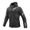 KOMINE 2025 Model JK-179 Enigmalite Half Mesh Parka for Motorcycles for Spring and Summer CE Standard Protector, Mesh, Black, L