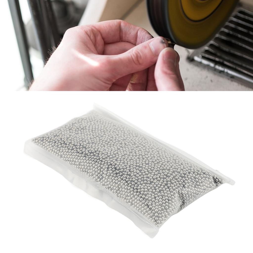 Polishing Beads Stainless Steel Multifunctional Round Jewelry Polishing Beads for Burr Removal