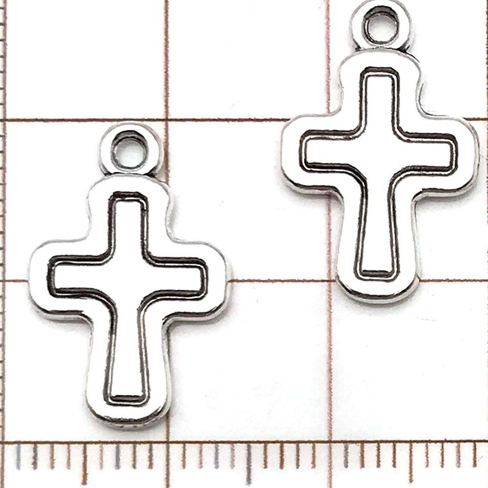 20Pcs DIY Bracelets Jewelry Making Materials Handcrafts Cross Charms Pendants  Jewelry Design