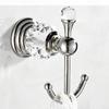 Luxury European Towel Rack Crystal Gold Plated Stainless Steel Bathroom Wall Mounted Towel Bar