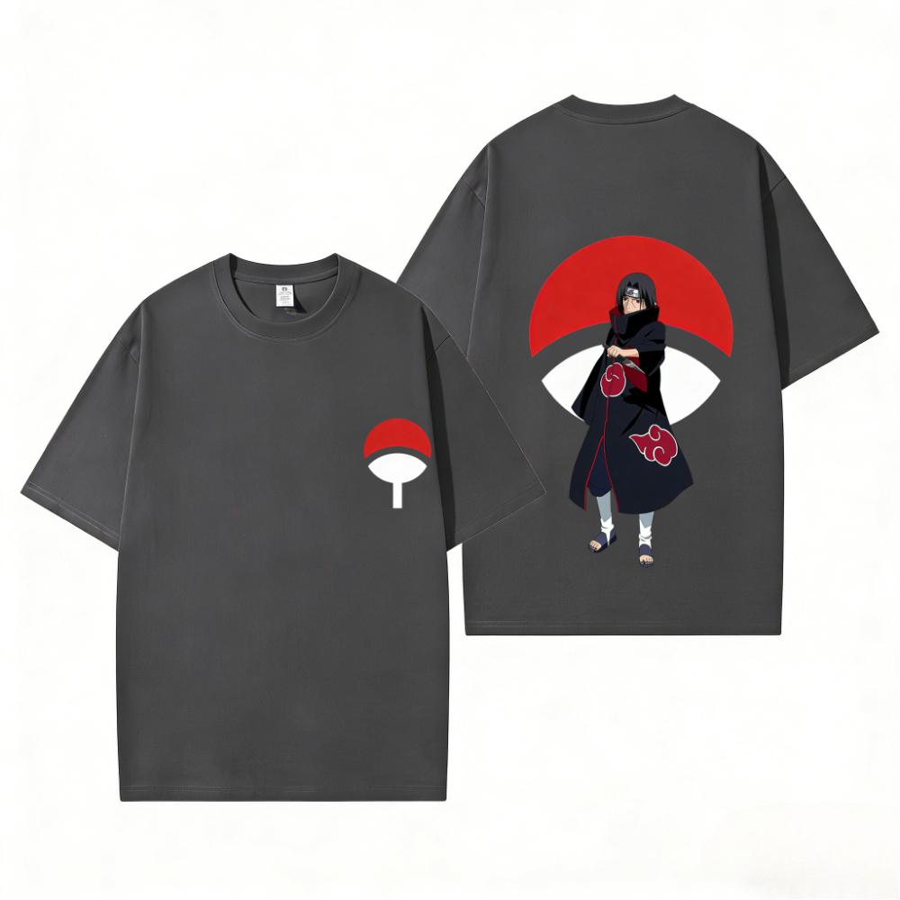 Cartoon Anime Naruto Printed Top 2026 Summer New T-Shirt Unisex Anime Naruto Sports Cotton T-Shirt
