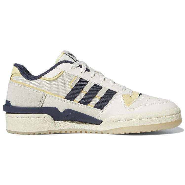 Adidas Forum Exhibit Off White Shadow Navy Unisex Sneakers Cream Chalk-White GX4121