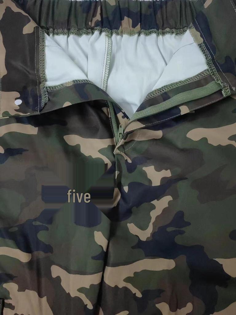 2023 Уличная мода Камуфляжные комбинезоны с кулиской и завязками на щиколотках