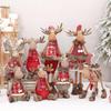 Red Telescopic Reindeer Plush Toy Christmas Ornament