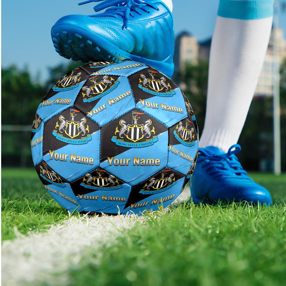 Newcastle United FC Fashion Size 5 Football Wearproof Non‑Slip Soccer Ball For Sports Training Entertainment Use