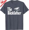 The Dockfather  Boating Sailing Boat Captain Motorboating TShirt Unisex Streetwear Tops Cotton Tee Graphic T Shirts Camisas
