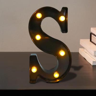 Светодиодный светильник Marquee Letter Light Black up Alphabet Sign для дня рождения, настенный домашний