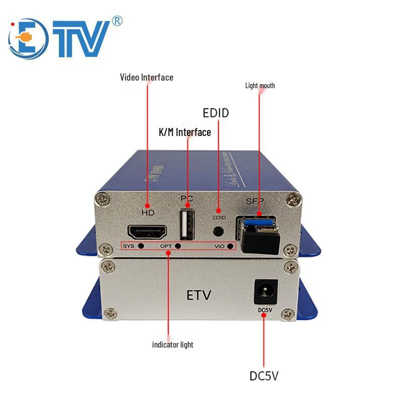 ETVMFHD8104/KVM-4K HDMI KVM Оптический удлинитель 4K