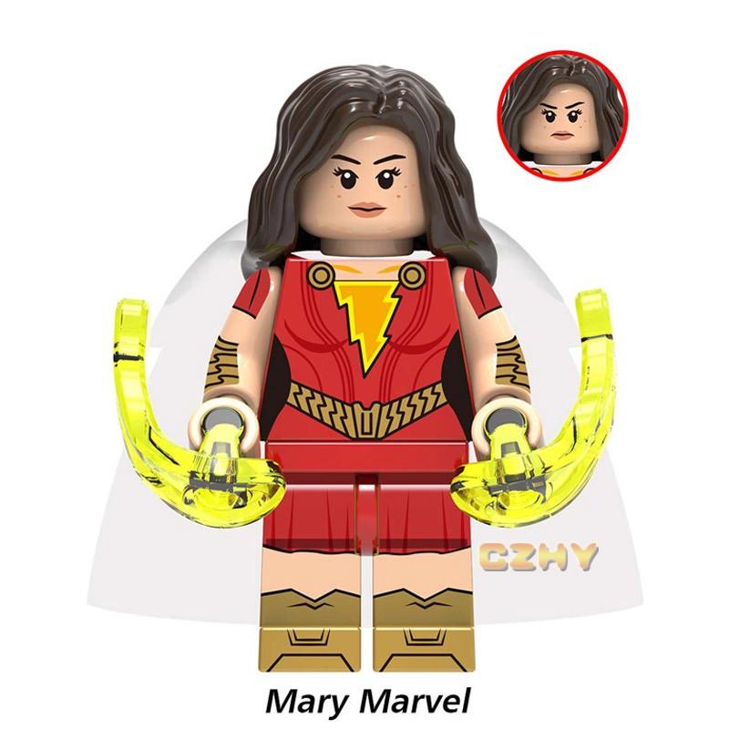 Shazam Freddy Building Blocks Mini Figures Toys Super Heroes Bricks Sets