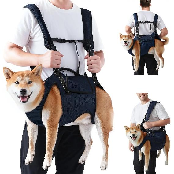 ATUBAN Dog Lift Harness for Dogs-Full Body Dog Sling Carrier, Breathable Support for Elderly Injured Arthritic Disabled Dogs