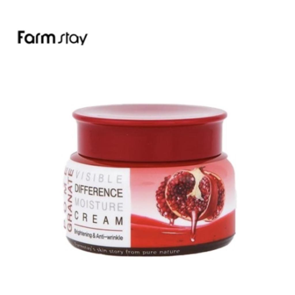 FARM STAY Visible Difference Moisture Cream Pomegranate 100g (3 Options)