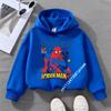 2026 New Winter-Spring Long-Sleeved Superhero Children's Sweatshirt for Boys, Girls' Casual Top with Cartoon Print