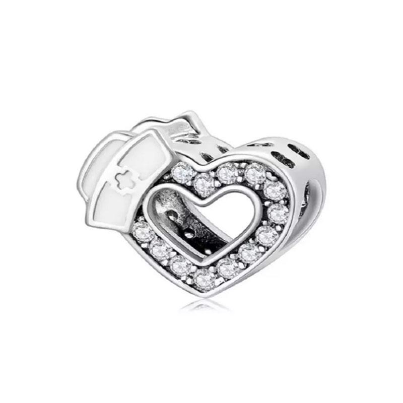 New Sparkling Bird Snake Pear Charm Bead For Girl Fit Original Fashion Bracelet Diy Jewelry Gift For Women