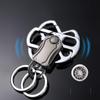 3-in-1 Car Accessories Fidget Spinner Keychain & Bottle Opener for Men's Waist - Key Ring