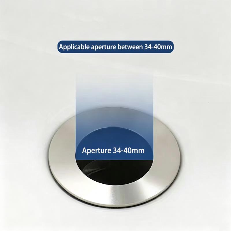 Ceramic Cover Basin Spring Core Press-type Drainer Anti-odor Leakage Stopper Universal Bathroom Accessories