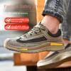 Labor Insurance Shoes Men's Anti-smashing and Anti-piercing Breathable Steel Bag Head Electric Welding Shoes