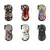 Portable Hanging Flower Print Eyeglass Case Leather Soft Reading Glass Pouch Water-resistant Lips Print Sunglasses Holder Gifts