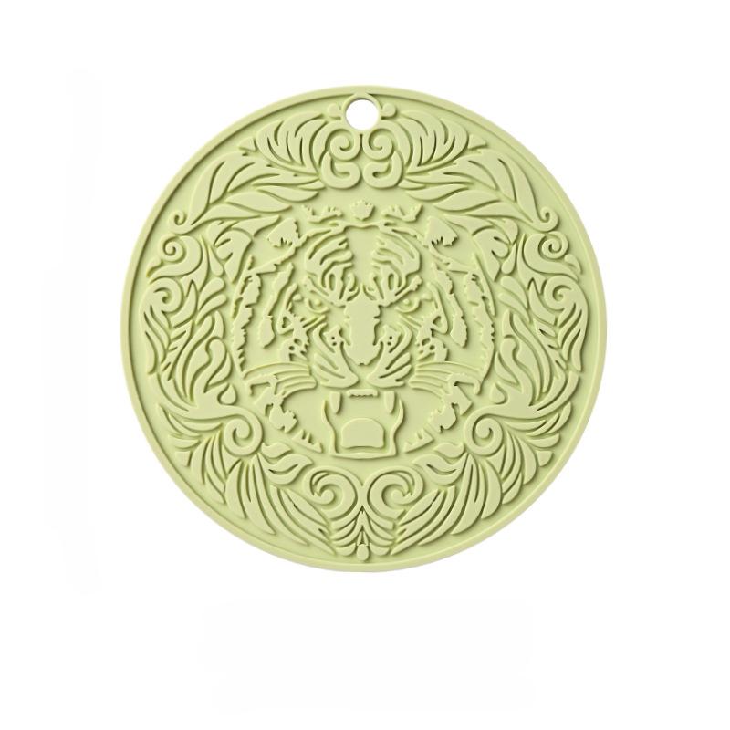 Кухонный силиконовый коврик Круглая подставка Водонепроницаемая подставка под приборы Термостойкая подставка под кастрюлю Подставка под чашку Украшения для дома и столовые принадлежности